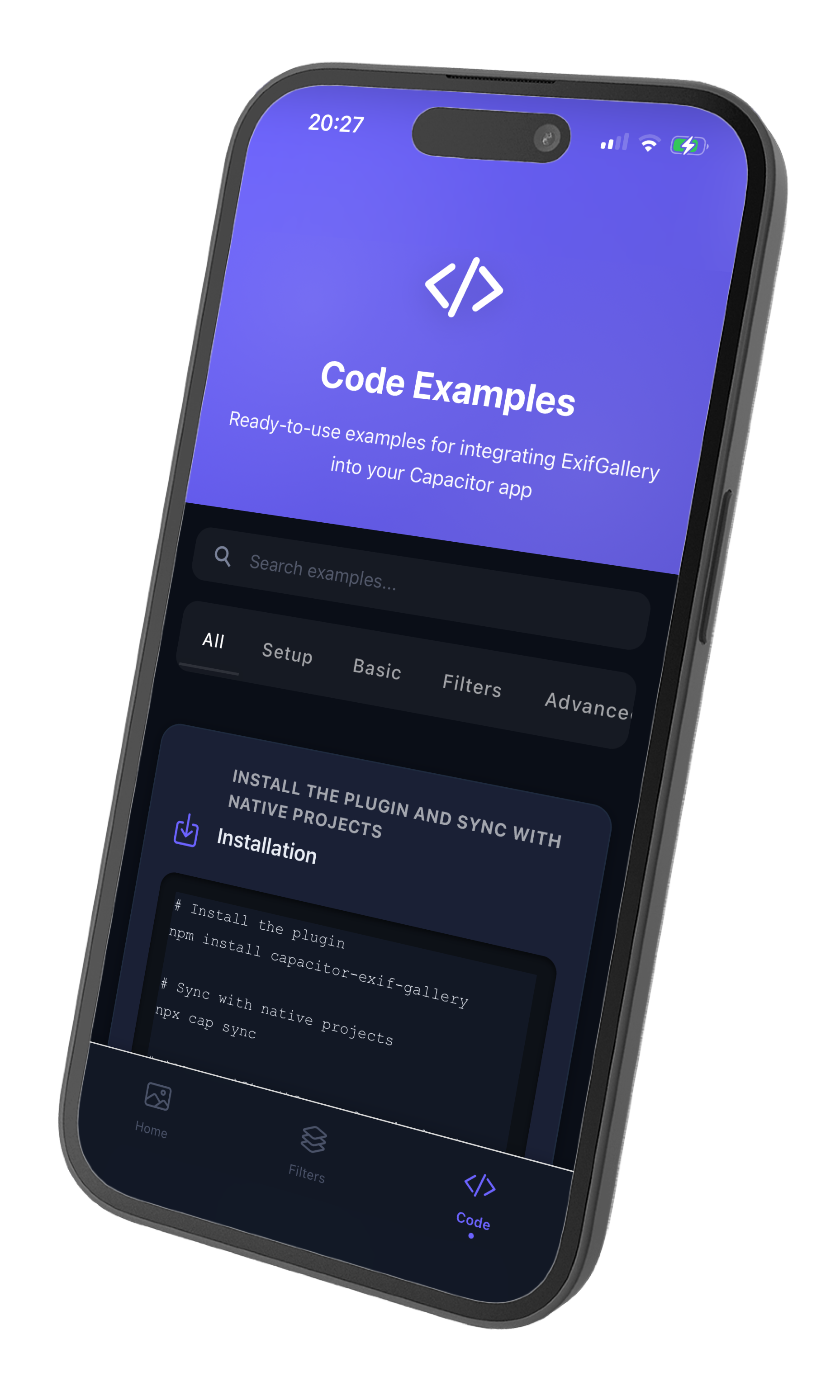 Code examples and integration patterns